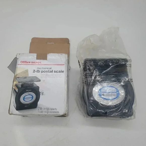 Office Depot 2 LB Mechanical Post Office Scale 1/2 Ounce Increments Postal Mail - Picture 10 of 10